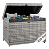 YOOCOZZ 230-Gallon Wicker Outdoor All-Weather Storage Deck Box - 2 of 4