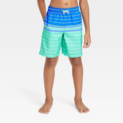 Boys' Striped Swimsuit Bottom - Cat & Jack™ Blue