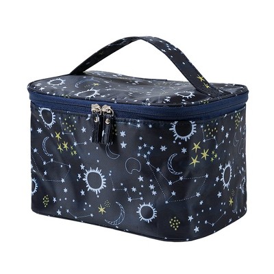 Paaaawaters Makeup Bag Cosmetic Bags for Women Travel Makeup Organizer Case, Starry Sky