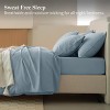 Cotton Tencel Sheet - Luxury Hotel Bedding Set, Soft, Cooling & Breathable for Hot Sleepers, Deep Pocket Up to 16 Inches - 4 of 4