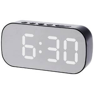 Unique Bargains Plastic Digital Corded Adjustable Electric Alarm Clock 5.1 x 2.6 x 1.4 inches - 1 of 4