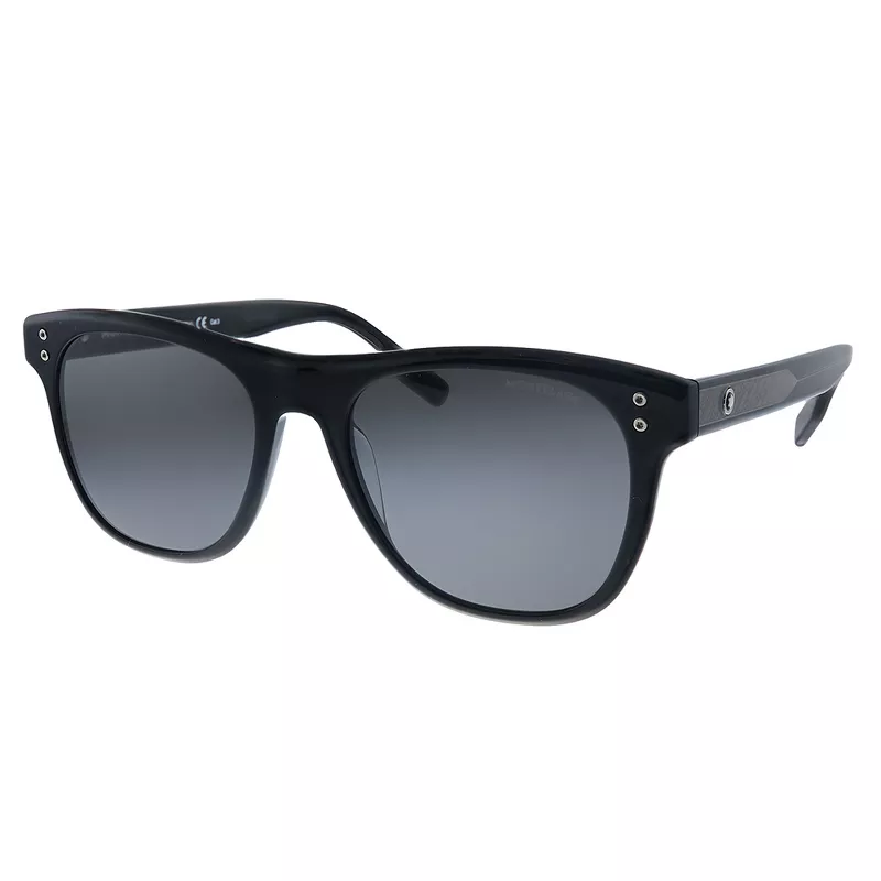 Buy Montblanc Mb 124s 001 Unisex Rectangle Sunglasses Black 53mm Online In Kazakhstan