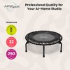 JumpSport 220 Small Rebounder for Adults, 39" | ESSENTIAL | Exercise Home Fitness Trampoline | 30 Low-Impact Bungees - 2 of 4