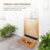 Home Dog 17 inchx 29 inch Coir Entryway Mat with Heavy Duty Backing Anti - Slip PVC Coconut Fiber Surface Minimalist - 4 of 4