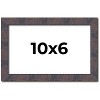PosterPalooza | Photo Size Slim Profile Brown Frame - UV Acrylic, Foam Board Backing, Hanging Hardware - 2 of 4