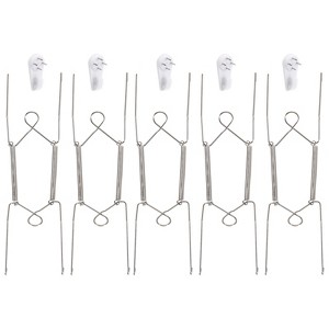 Unique Bargains Stainless Steel Invisible Design Tip Protector Vertical Plate Holder - 1 of 4
