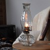 Lehman's Rayo Ellipse Oil Lamp, Indoor Non-Electric Lighting for Everyday or Emergencies, Clear Glass Font and Chimney, Silver-Plated Burner, 13 inch - 2 of 4