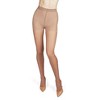 Memoi Women's 2 Pair Pack All Day Comfort Sheer Satin Sheer Pantyhose - 2 of 2