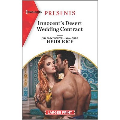 Innocent's Desert Wedding Contract - Large Print by  Heidi Rice (Paperback)