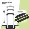 Vynxaria 4-Piece ABS Lightweight Suitcase Set (16/20/24/28'') with Rotating Wheels, 24/28'' with TSA Lock - 3 of 4