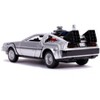DeLorean DMC (Time Machine) Silver "Back to the Future Part II" (1989) Movie "Hollywood Rides" 1/32 Diecast Car by Jada - 4 of 4