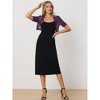 INSPIRE CHIC Women's Casual Short Sleeve Mesh Sheer Open Front Cropped Cardigan Shrug - 4 of 4