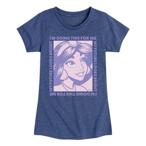 Girls' - Disney - I'm Doing This For Me Fitted Short Sleeve Graphic T-Shirt - 1 of 4