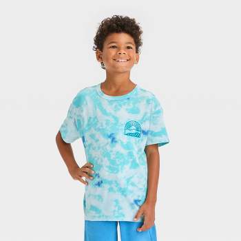 Boys' Short Sleeve 'Mushroom Explorer' Graphic T-Shirt - Cat & Jack™ Blue