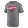 NCAA Louisville Cardinals Men's Gray Triblend T-Shirt - 2 of 3
