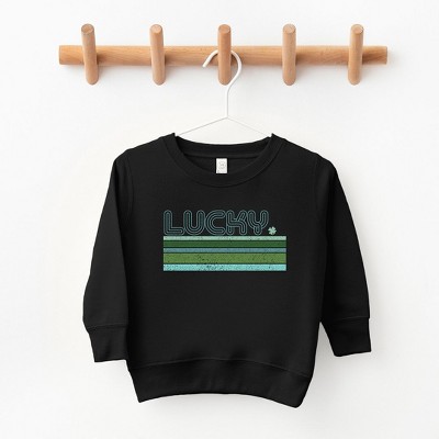 The Juniper Shop Retro Lucky Stripes Toddler Graphic Sweatshirt