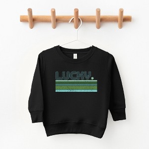 The Juniper Shop Retro Lucky Stripes Youth Ultra-Soft Graphic Sweatshirt - 1 of 3