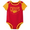 NFL Kansas City Chiefs Infant Boys' 3pk White Bodysuit - image 4 of 4