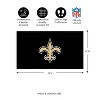 Full Color PVC Mat, 16" x 28", New Orleans Saints - 3 of 4