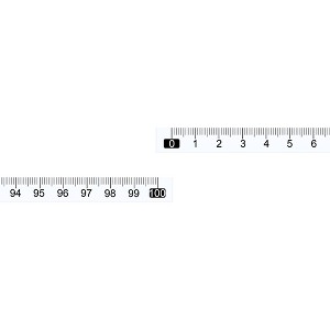 Unique Bargains Metric Self-Adhesive Left to Right Read Measuring Tape - 1 of 4