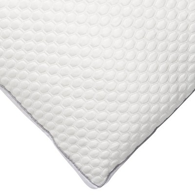White Cooling Gel Top Memory Foam Pillow