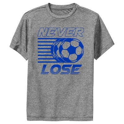 Boy's Lost Gods Never Lose Soccer Ball Performance Tee : Target