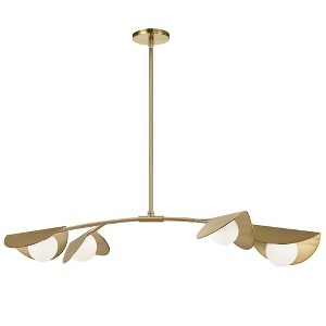 Dainolite Emma 4 - Light Pendant in  Aged Brass - 1 of 1