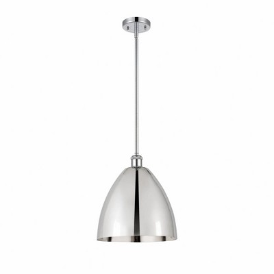 Metal Bristol - 1 Light Pendant In Industrial Style-12.75 Inches Tall and 12 Inches Wide