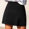 Women's Casual Chic Side Slit Black Shorts - Cupshe - 3 of 4