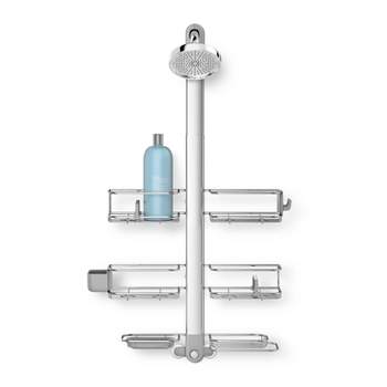 OXO 4-Tier Anodized Aluminum Tension Pole Shower Caddy - Winestuff