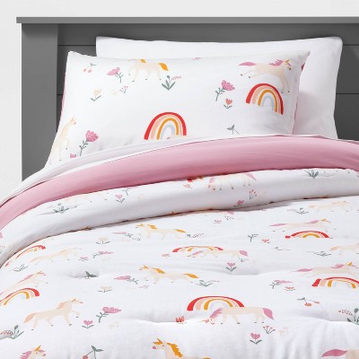 Twin Unicorn Cotton Comforter - Pillowfort™