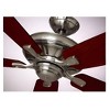 Luminance Kathy Ireland HOME Carrera Grande Eco 60" Ceiling Fan Fixture, 6-Speed Wall Control  Mahogany Blades - 2 of 4