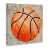 Stupell Industries 17"x17" Kids' Rustic Sports Basketball Wall Art Unframed - 3 of 4