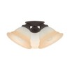 Livex Lighting Wynnewood 3 - Light Flush Mount in  Bronze - 3 of 4
