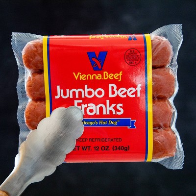 Vienna Beef Jumbo Beef Franks - 12oz
