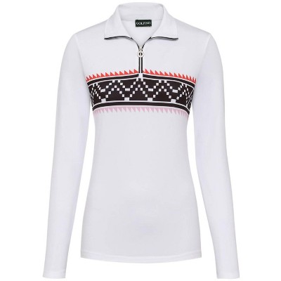 Women's NORWEGIAN PITCH TROYER SWEATER - GOLFINO