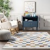 Nuloom Naya Checkered Pet Friendly Machine Washable Area Rug - 3 of 4
