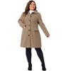 Agnes Orinda Women's Plus Size Winter Single Breasted Back Split with Pockets Long Overcoats - 3 of 4