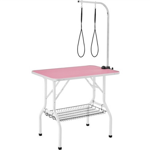 Adjustable dog cheap grooming table