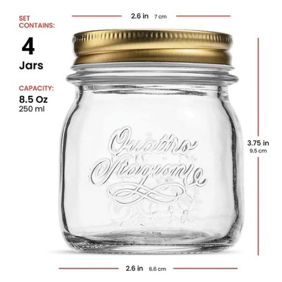 Bormioli Rocco Quattro Stagioni Mason Jars - Thumbnail 3