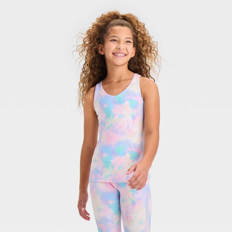 Girls' Athletic Tank Top - All In Motion™, 1 of 5