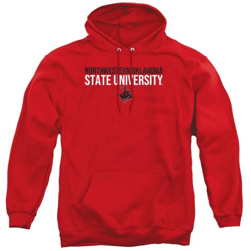 Northwestern Oklahoma State University Official Stacked Unisex Adult Pull over Hoodie Target