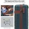Whisen 3-Piece Luggage Set with 20" ABS Carry On Suitcase, Duffel Bag and Toiletry Bag - 4 of 4