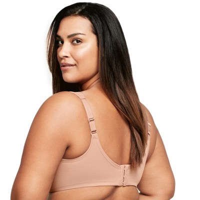 Glamorise Womens Low Cut Wonderwire Lace Underwire Bra 1240 Cappuccino 44c : Target