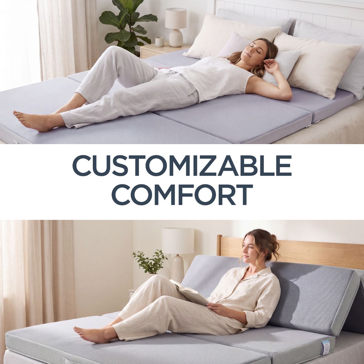 Best Choice Products Portable Mattress Topper in Multiple Sizes and Colors - thumbnail 10
