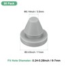 Unique Bargains M Silicone Waterproof Durable Multipurpose Mechanical Fasteners Gray - 3 of 4