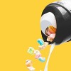 The CRUNCHCUP XL BLACK - Portable Plastic Cereal Cups for Breakfast On the Go - Great For Kids & Adults! - 2 of 4