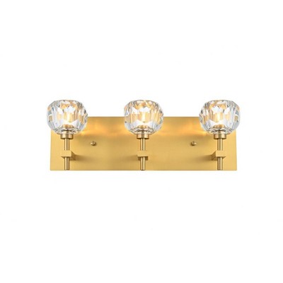 Elegant Lighting Graham 3 - Light Sconce in  Gold