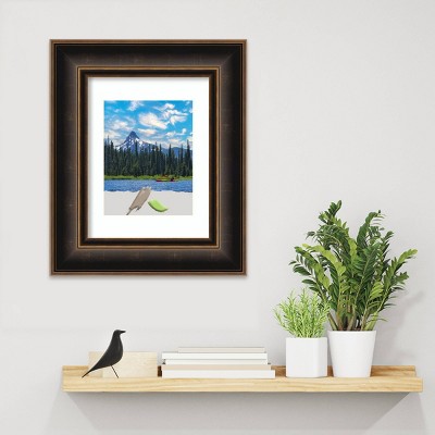 17" x 20" Satin White Wood Wall Picture Frame