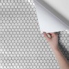 Penny Tile Peel & Stick Wallpaper White - Threshold™: Vinyl, Self-Adhesive, Classic Pattern, Peelable, 27.5 sq ft Coverage - 4 of 4